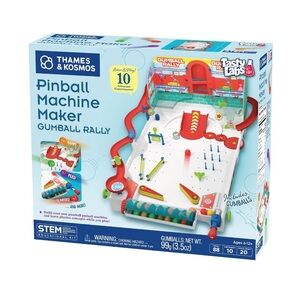 Build A Pinball Machine Maker STEM Experiment Kit Gumballs Included
